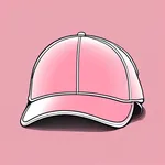 pink baseball cap image